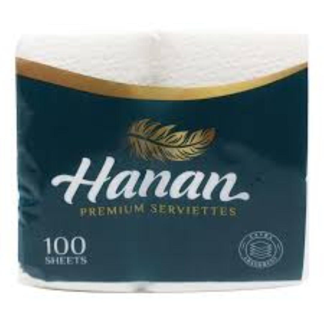 HANAN PAPER SERVIETTES 100'S